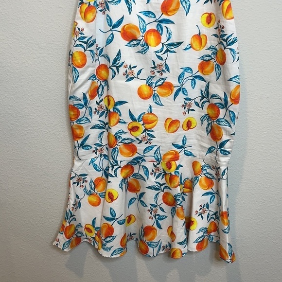 NWT Amanda Uprichard Senorita Dress in Peaches - Picture 6 of 16